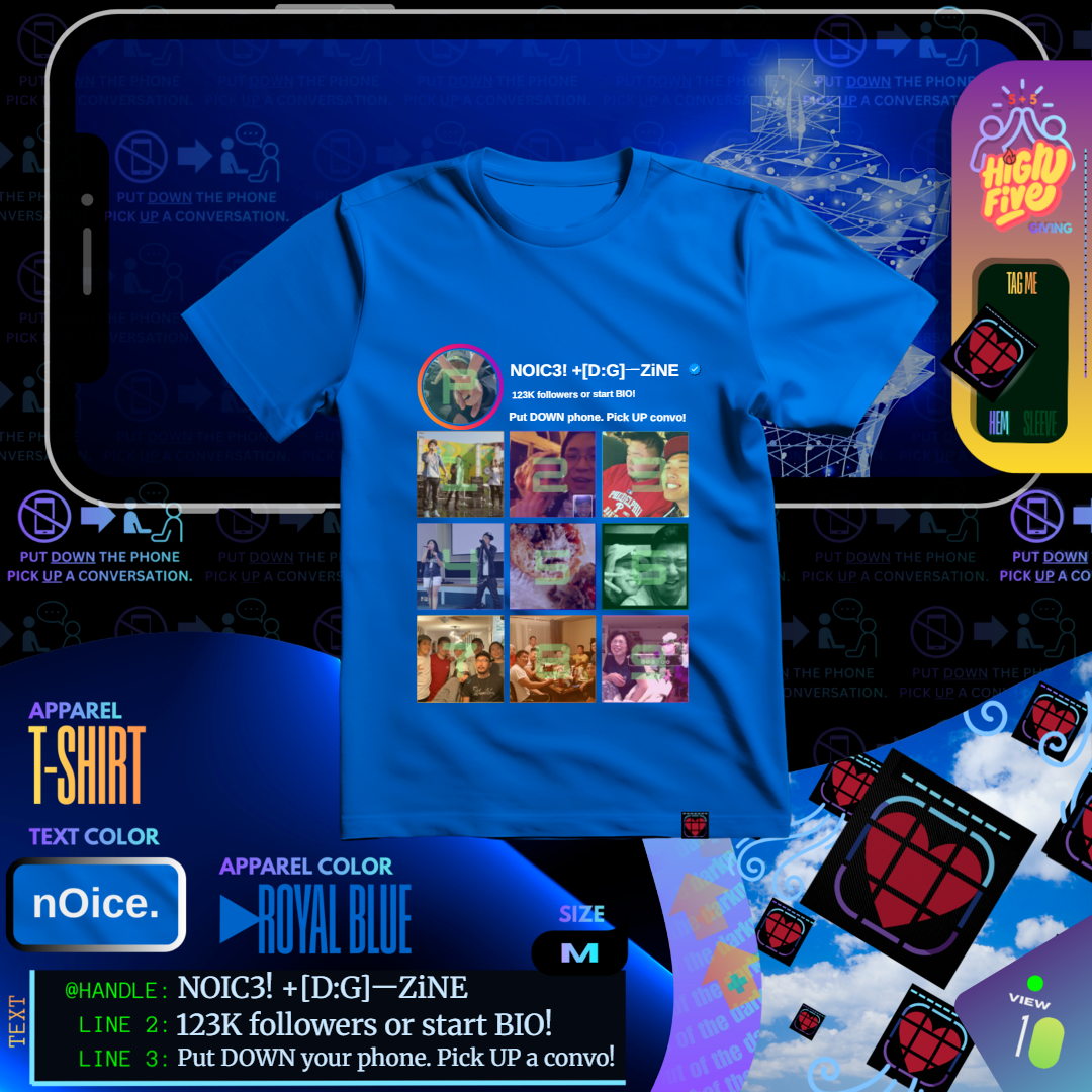 [ISSUE #001] NOIC3! (CUSTOMIZE👈🏼 TO START🔅)