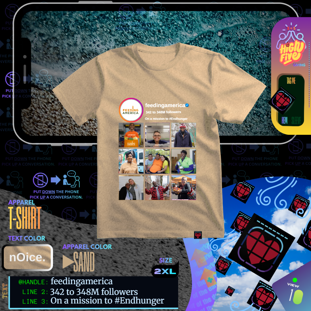 PROJECT #001: SOCIAL FEED 🍔🧋APPAREL T-SHIRT