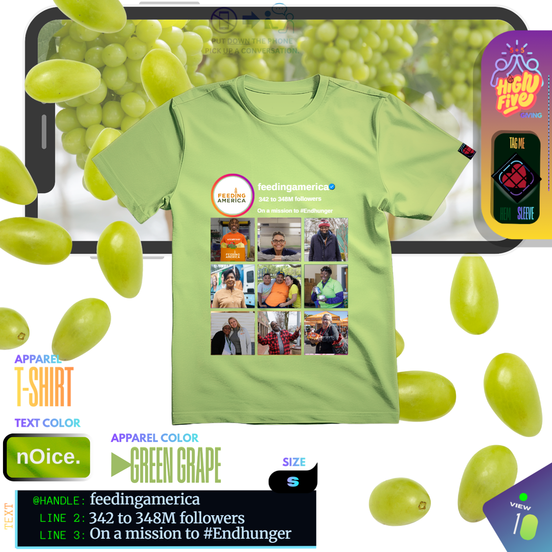 PROJECT #001: SOCIAL FEED 🍔🧋APPAREL T-SHIRT