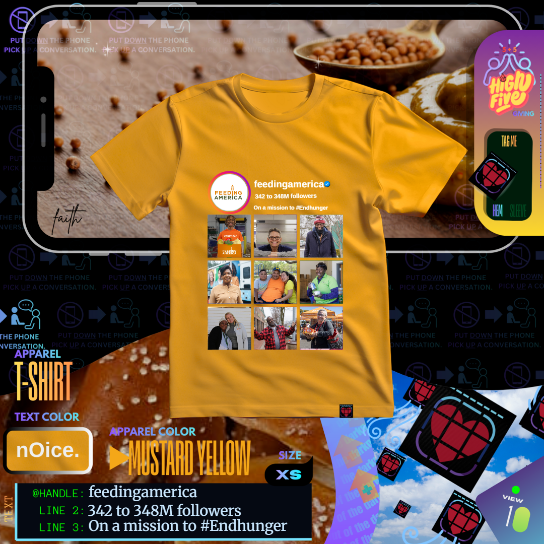 PROJECT #001: SOCIAL FEED 🍔🧋APPAREL T-SHIRT