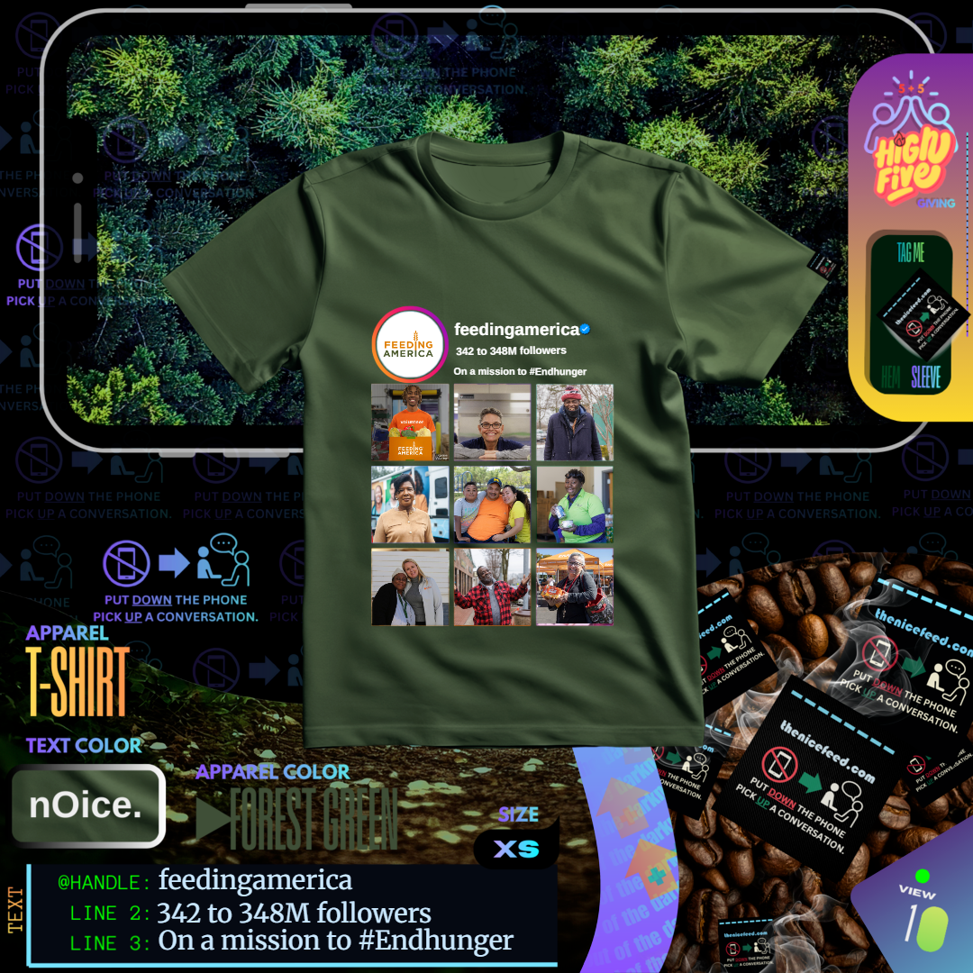 PROJECT #001: SOCIAL FEED 🍔 APPAREL T-SHIRT