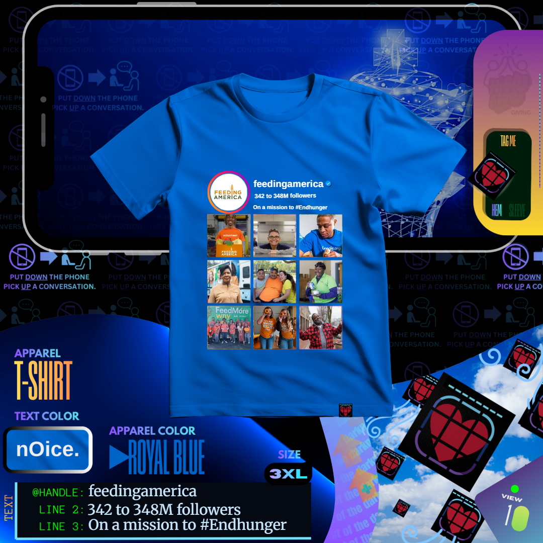 PROJECT #001: SOCIAL FEED 🍔🧋APPAREL T-SHIRT