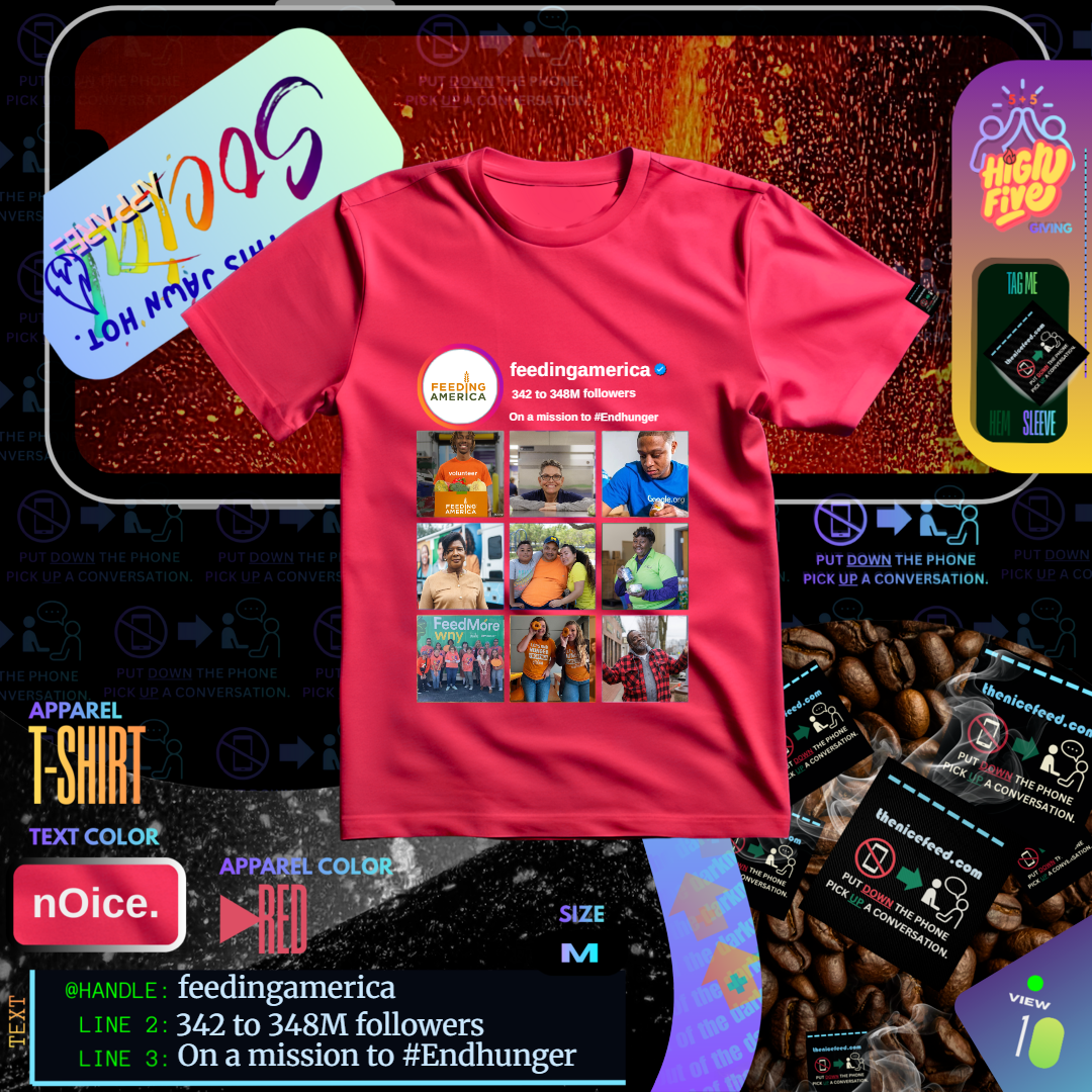 PROJECT #001: SOCIAL FEED 🍔🧋APPAREL T-SHIRT