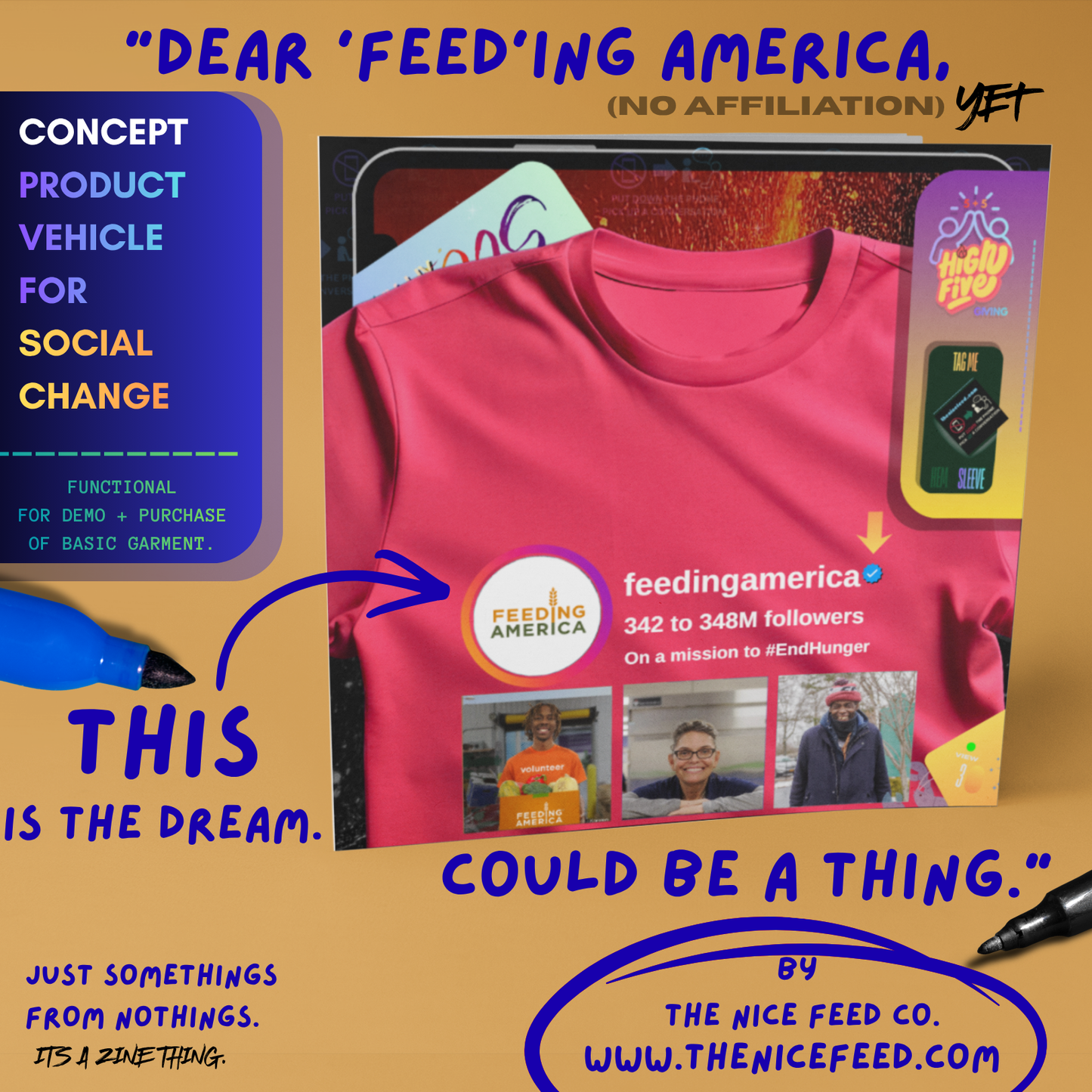 PROJECT #001: SOCIAL FEED 🍔🧋APPAREL T-SHIRT